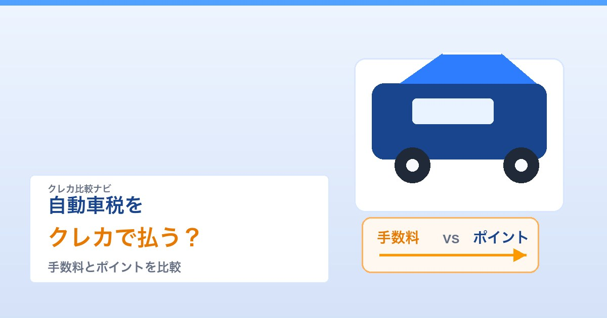 自動車税 クレジットカード ポイント アイキャッチ画像